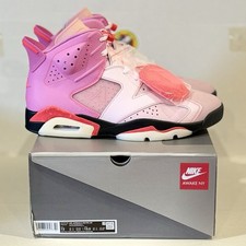Jordan 6 Retro AWAKE NY Bubblegum NEW Pink Size 12 iQ5706-600 Authentic