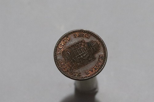 🧭 🇭🇺 HUNGARY 5/10 KRAJCZAR 1882 HIGH GRADE B86 #3478 - Picture 4 of 4