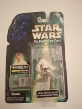 Hasbro Star Wars Commtech Luke Skywalker With T 16 Skyhopper Action Figure