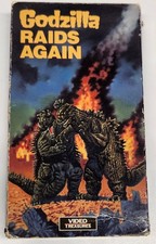 Godzilla Raids Again 1955 VHS: Monster, Action, Sci-Fi 1989 Video Treasures 