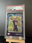 2024 Panini Donruss Optic Rated Rookie Drake Maye #229 Purple Shock Prizm PSA 7