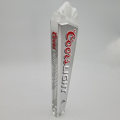 Coors Light Tall 12 1/2'' Tap Handle Acrylic 26099 New Open Box