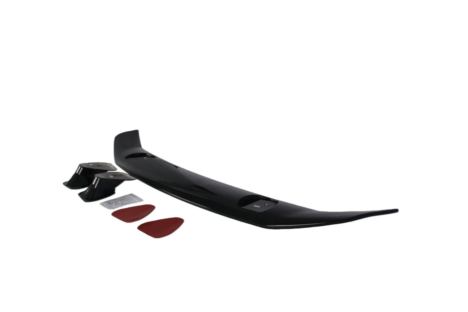 Carbon Fiber Rear Trunk Spoiler Lip Roof Tail Wing 55'' For Maserati GranTurismo