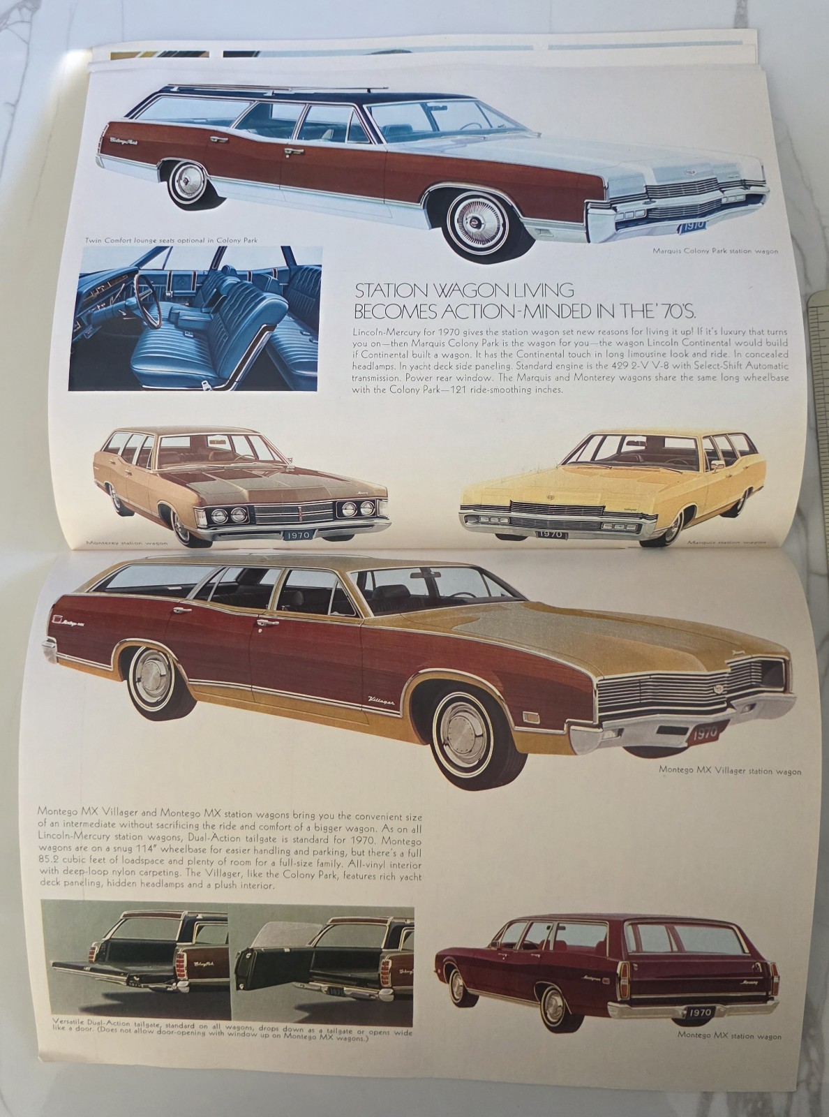 1970 Mercury BIG Sales Brochure Catalog Marquis Cyclone Cougar Montego Monterey thumbnail 11