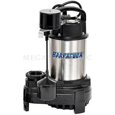 #ad 1 HP Cast Iron Stainless Steel Submersible Sump Pump Basement Flood Control $332.00