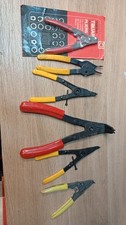 Retaining -Split Ring pliers 6 Pair New And Used Free Shipping