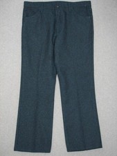 MB19448 VINTAGE 1990s WRANGLER STA-PREST POLYESTER PANTS 40x30 msr 39"x30"