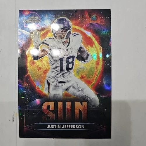 2025 Topps Cosmic Chrome Justin Jefferson Sun (RAW)