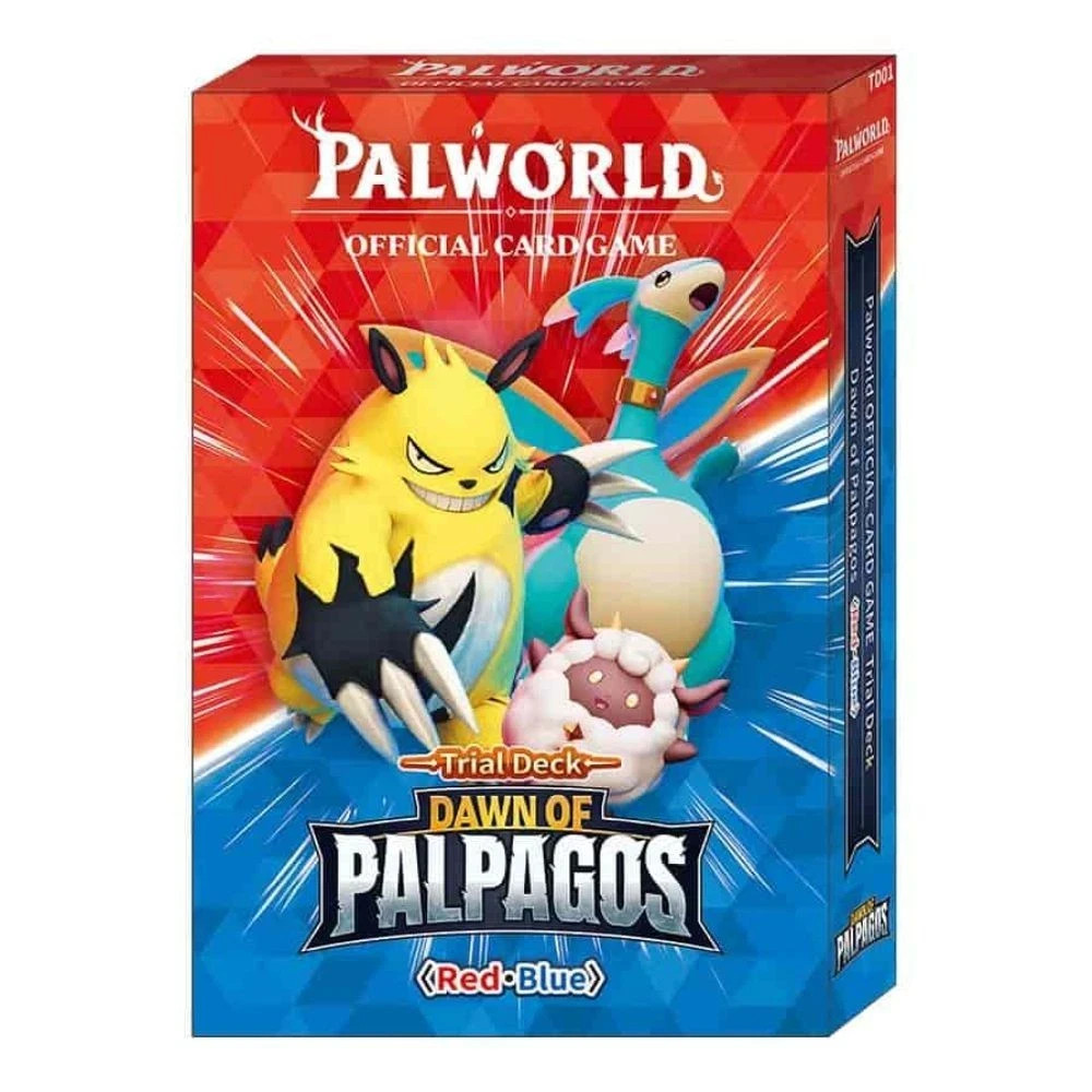 Palworld Dawn of Palpagos Red Blue and Green Purple Starter Deck
