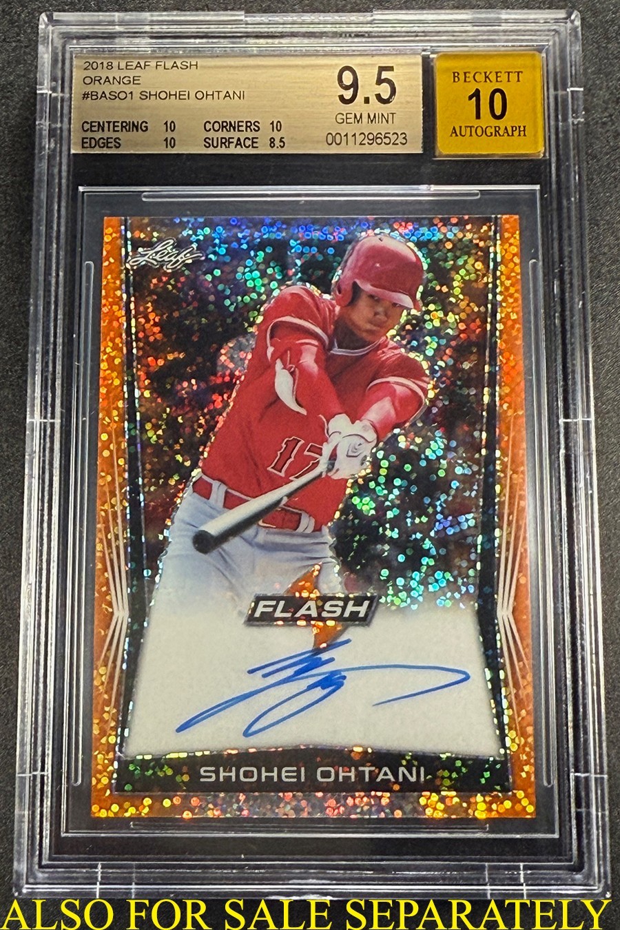 SHOHEI OHTANI 2019 BOWMAN CHROME ANNIVERSARY AUTO /10 PSA 9 MBA GOLD DIAMOND view 12