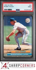 1992 ULTRA #87 ROBIN YOUNT BREWERS HOF PSA 9