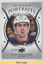 2018-19 Upper Deck UD Portraits Rookies Evan Bouchard #P-64 READ fv4