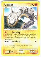 Onix 92/130 Common Diamond & Pearl Pokemon Lightly Played on eBay