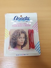 Vintage Goody Perm Rod Curlers New Old Stock 16 Curlers Red Tight Curls 1989