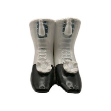Antique/Vintage Porcelain Lady's Boots Match Striker Holder, Rare