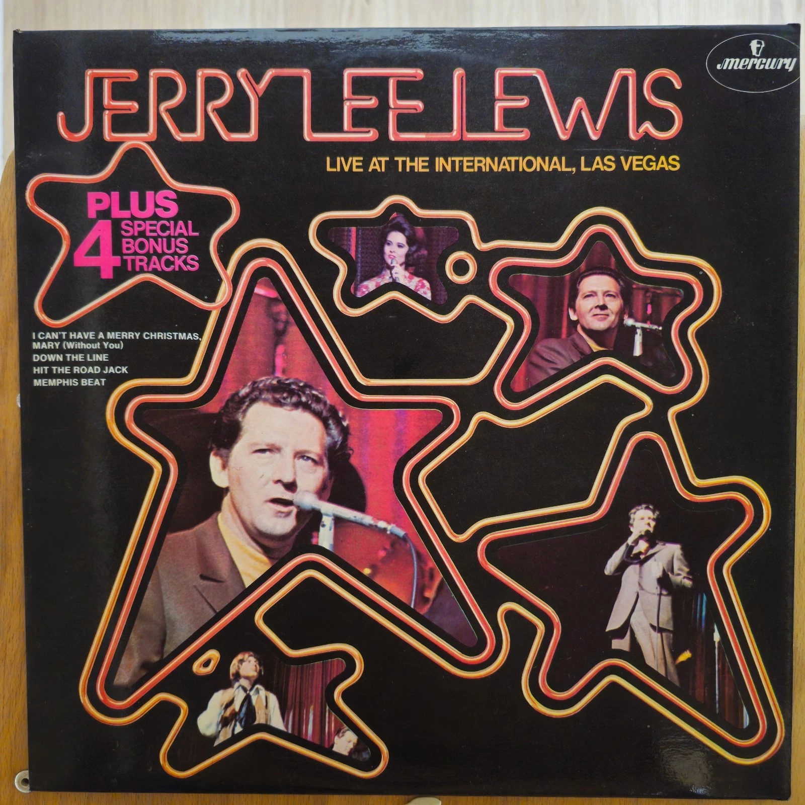 Jerry Lee Lewis Live At The International Las Vegas Vinyle LP Mercury 33t