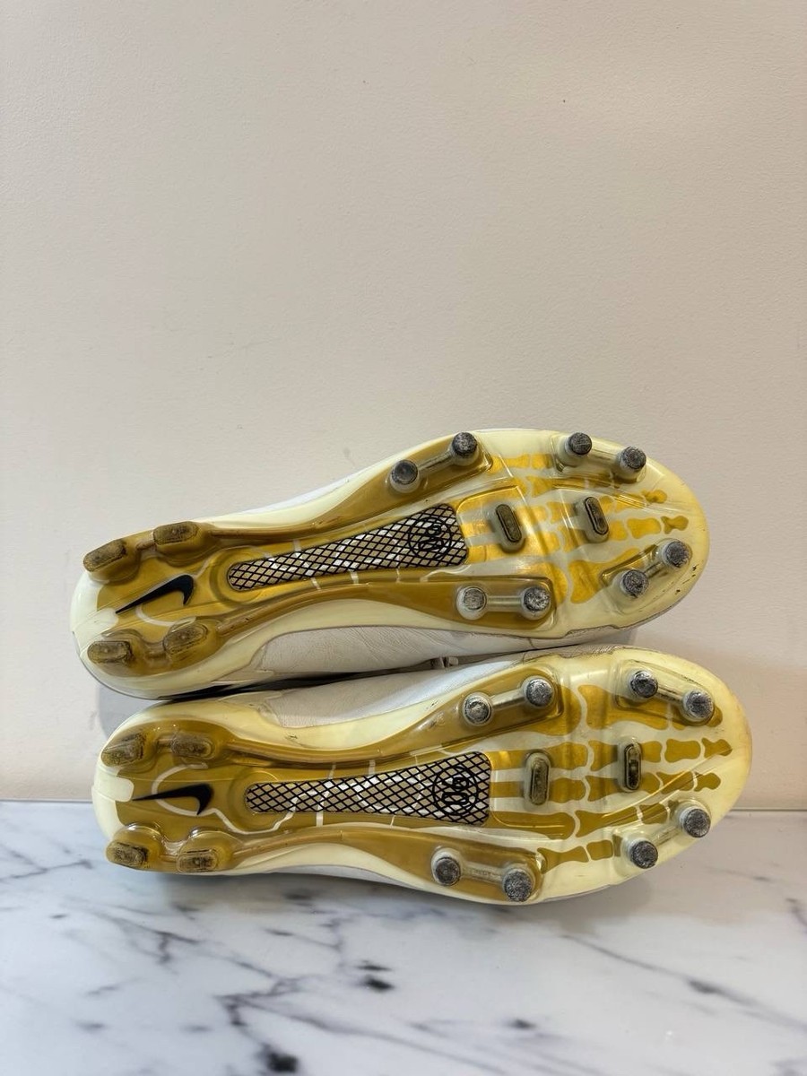 Nike Total 90 T90 Laser Zoom FG Italy RARE Soccer White/gold