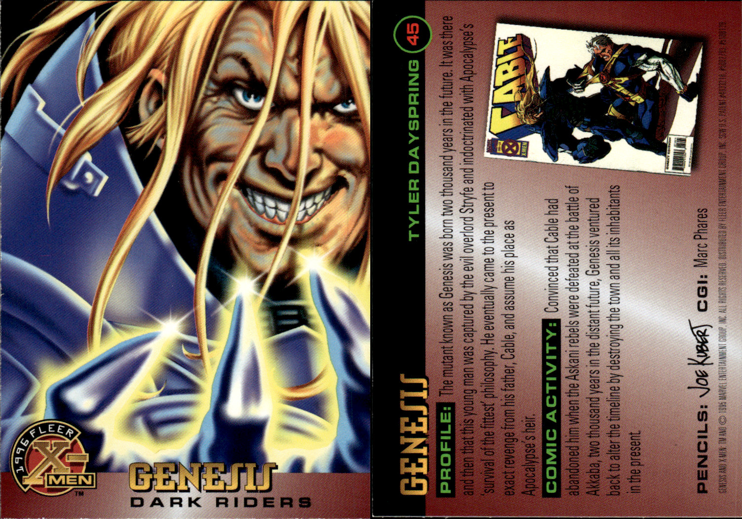 1996 Fleer X-Men #1-100 ~ Choose Your Card