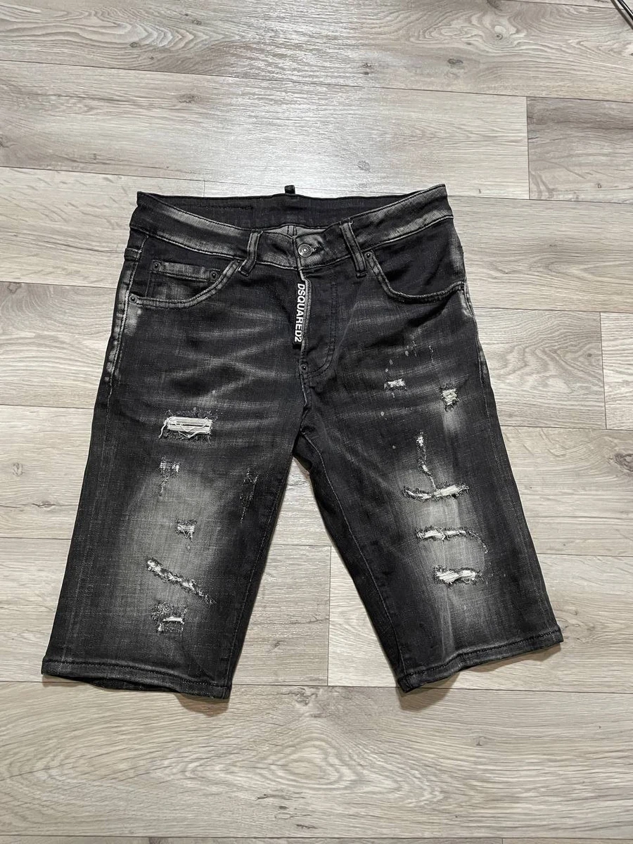 【美品】 DSQUARED2 ブラックデニムショーツ サイズ46 25+ Dsquared2 Denim Regular Size Shorts for Men for sale | Updated