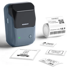 Portable Thermal Label Printer NIIMBOT B1 Bluetooth Barcode Printer 2 inch Label