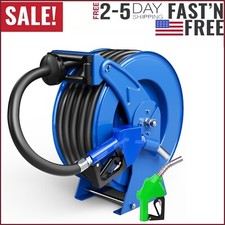 Fuel Hose Reel 4 Length Options Retractable Diesel Hose Reel Auto Refueling Gun