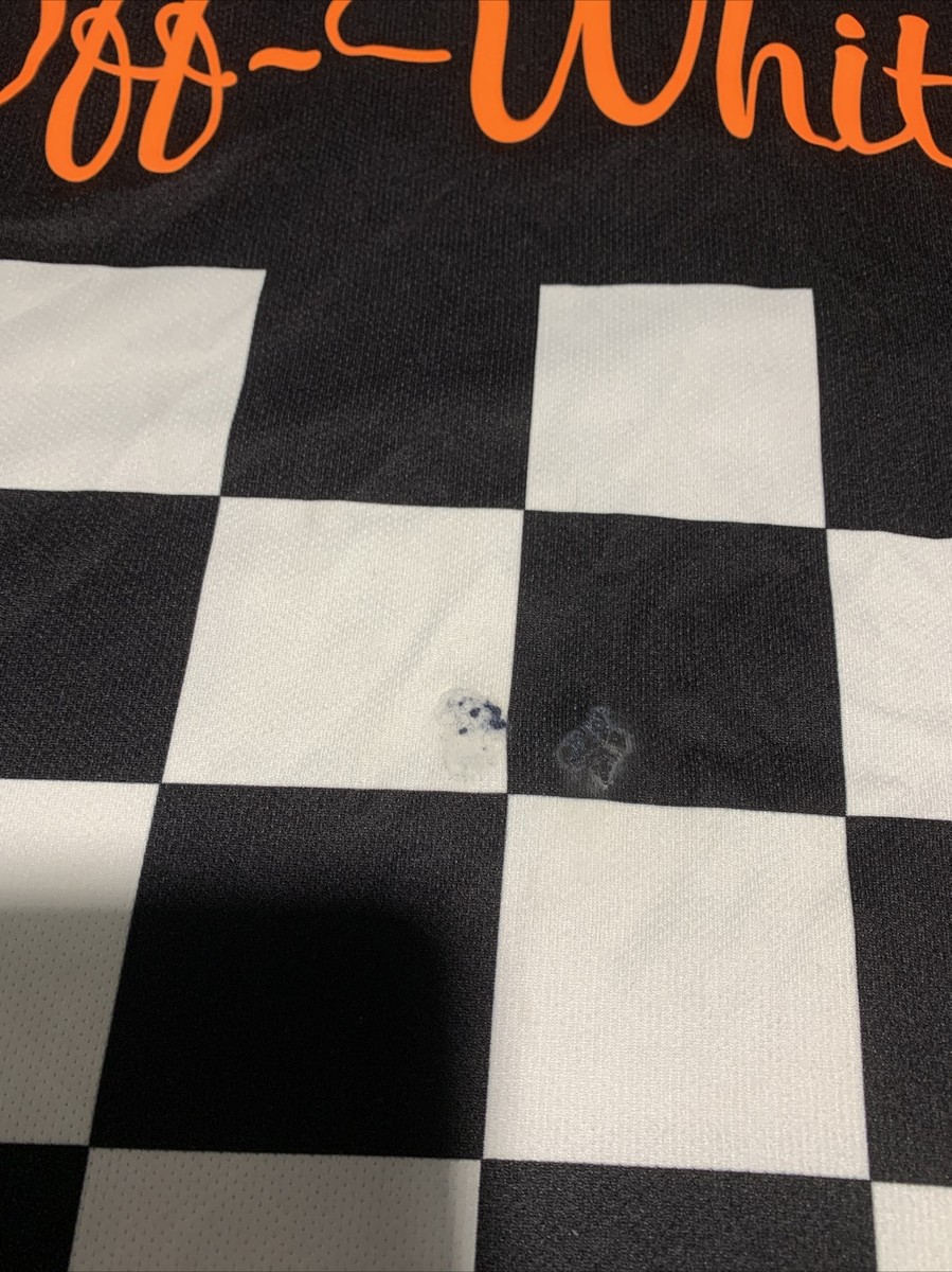 Nike x OFF-WHITE Football Jersey Checkered Sz XL | eBay Nike x OFF-WHITE Football Jersey Checkered Sz XL | eBay