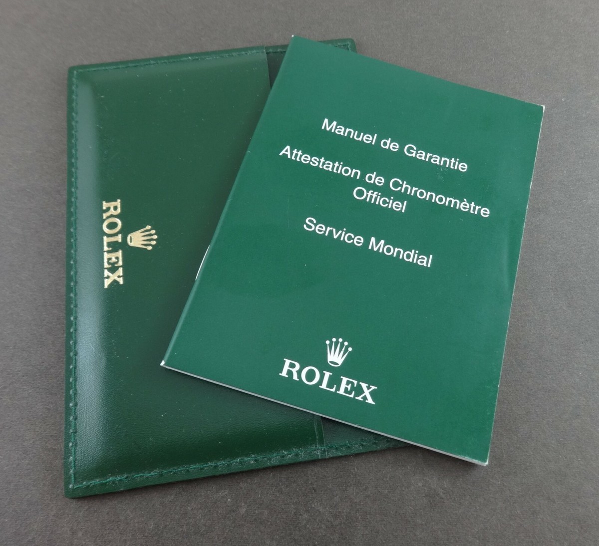 ROLEX グリーンボックスとカード Rolex Verdant Business Cardholder Leather Case Card Wallet AD VIP