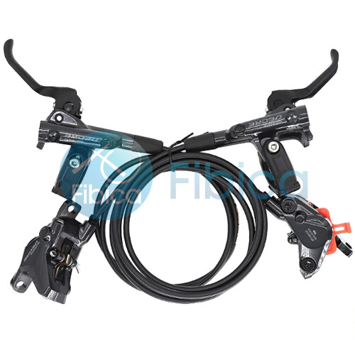 Nuevo juego de frenos de resina/metal de disco hidráulico Shimano Deore M6100 - Imagen 1 de 2
