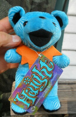 GRATEFUL DEAD '' HAIGHT  '' ST BEANIE BABY 7'' TALL MADE 3/3/68  LIQUID BLUE (NEW) 