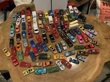 Lot of 96 Diecast  Plastic Toy Cars Trucks Race Cars