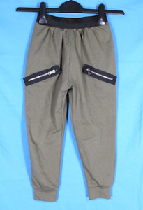 WEISSMAN 8972 Army Green Knit SWEATPANTS PANTS Slouchy w/Zipper Detail SC S CHLD