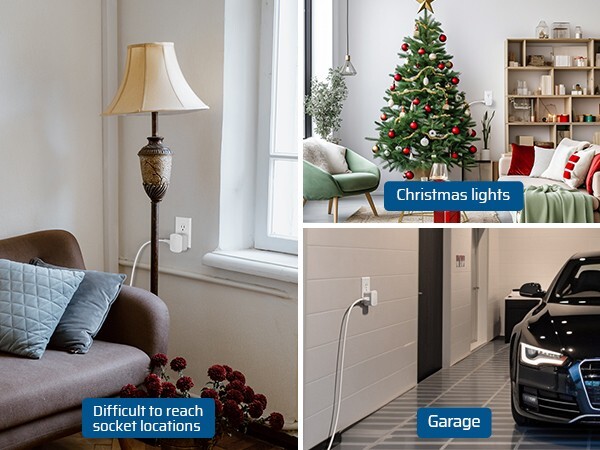 Dewenwils Remote Wall Switch and Plug-In Receiver,Wireless Remote Outlet