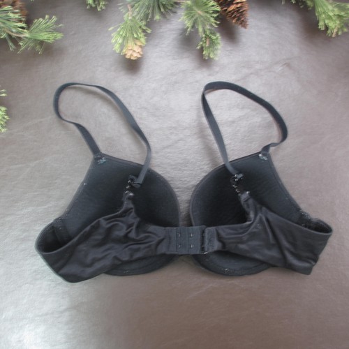 Auden Bra 36A Black Padded Underwire Adjustable Clasp Back - 第 6/11 張圖片