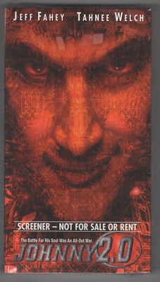 Johnny 2.0 (Factory Sealed VHS Screener) Jeff Fahey / Tahnee Welch  