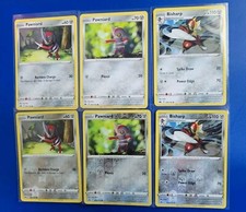 6x Pokémon TCG Crown Zenith: Pawniard (091/159) to Bisharp (093/159) - NM.