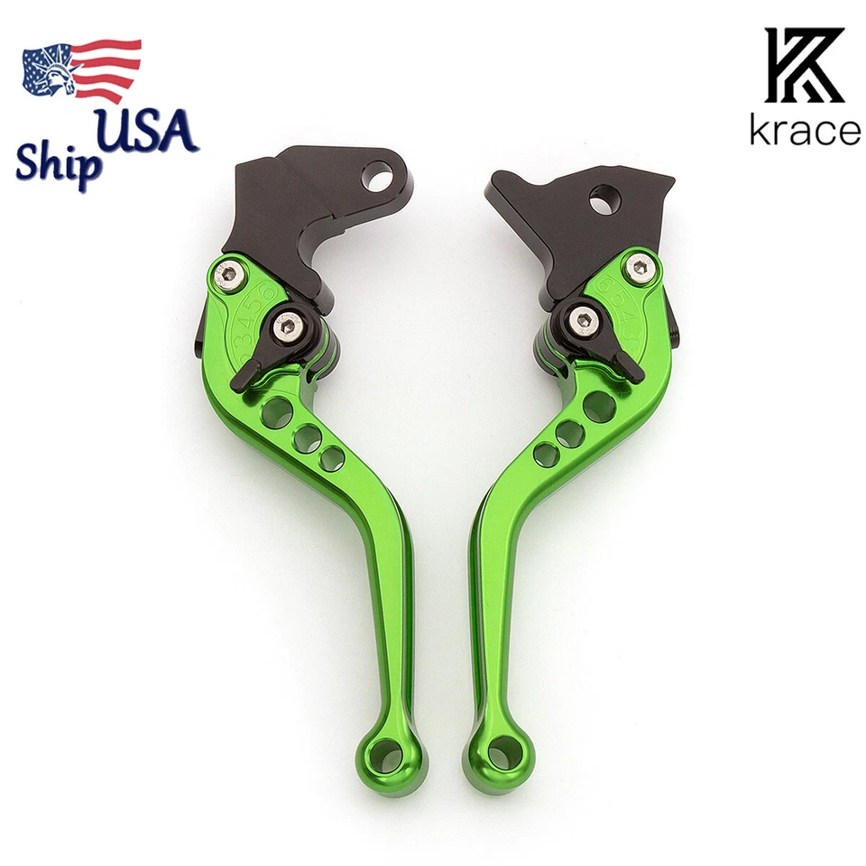 For Kawasaki NINJA 650R Z900 Z650 2017-2020 CNC Short Adjust Brake Clutch Levers Foto 3 de 4