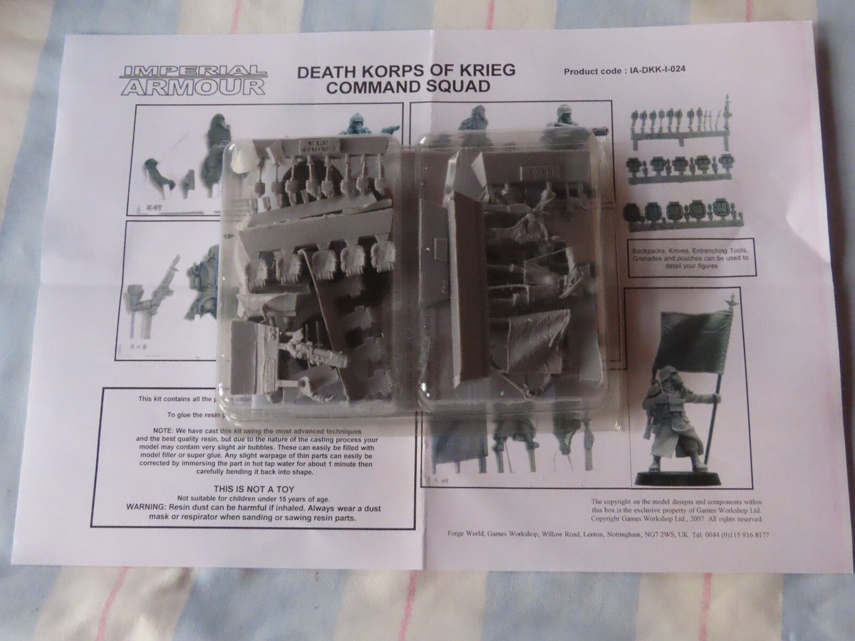 Warhammer 40K Forgeworld Death Korps of Krieg Commissar Command