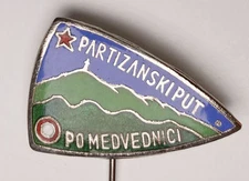MOUNTAINEERING - CROATIA Partisans Paths MEDVEDNICA Transversal pin KASUN  type1