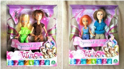 W.I.T.C.H. DOLLS LOT: SPECIAL COUPLE SERIES (WILL & MATT and CORNELIA & CALEB).