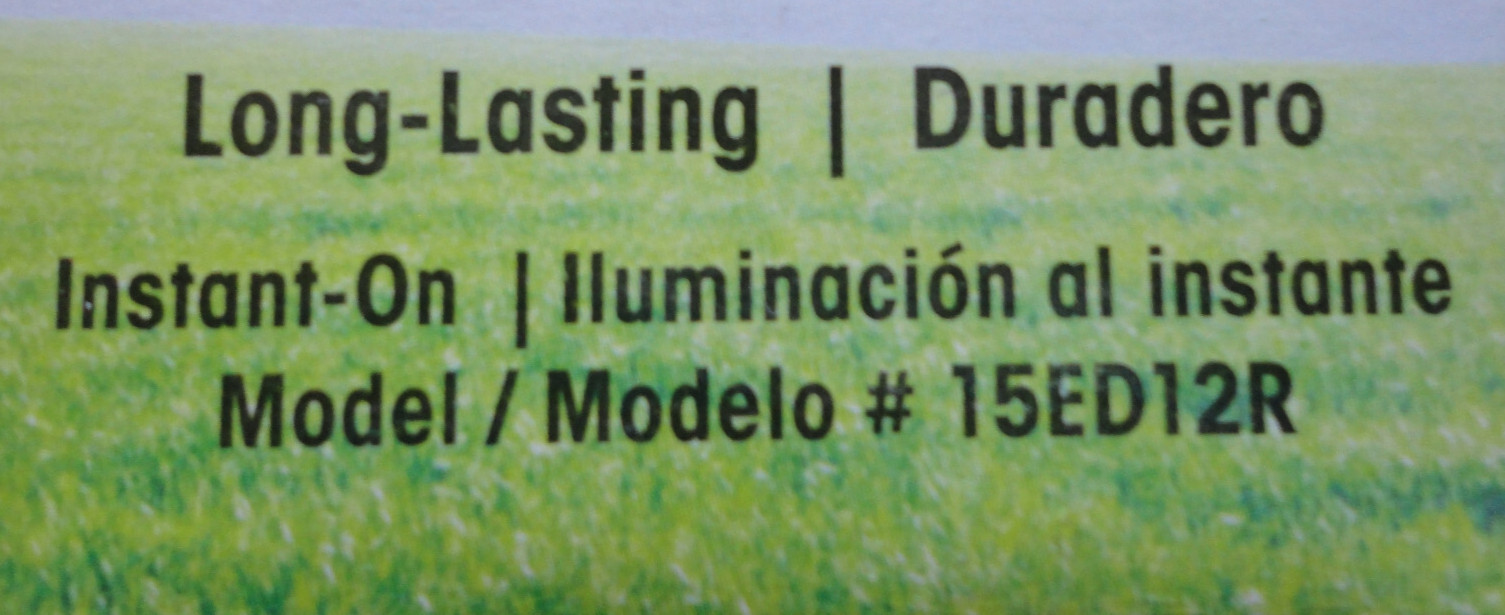 LOT 2  New OttLite Natural Daylight 60w=15w Replacement Bulb E26 Base Instant On