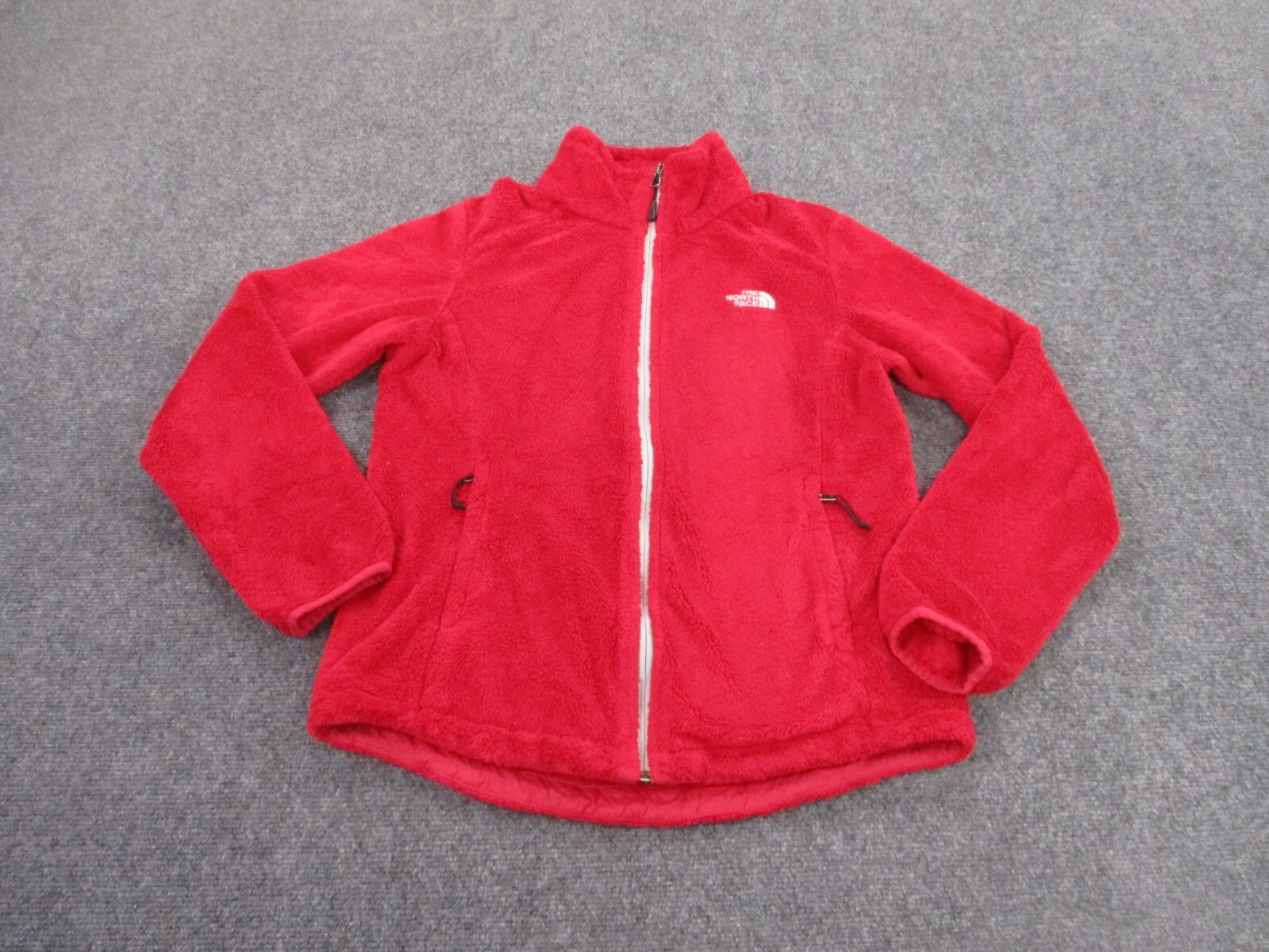 The North Face Red Osito Fleece Jacket for Women with Logo