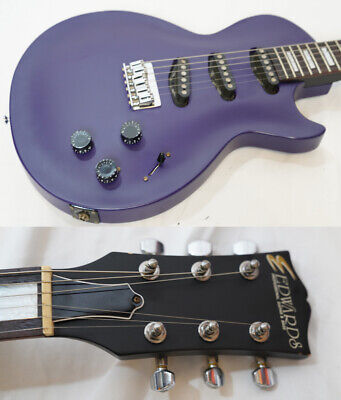 Electric Guitar Edwards by ESP EI-85LP Purple Matte Finish Electric Guitar Edwards by ESP EI-85LP Purple Matte Finish