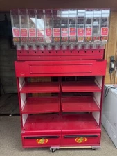 Jelly Belly Gravity Feed Dispenser for Retail Store - 12 Gravity Feed Bins