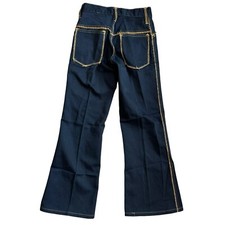 Vintage Black with Yellow Stitching Boys Pants