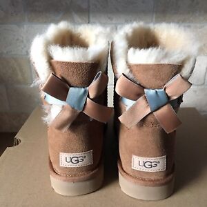 ugg bailey button ii boots chestnut suede