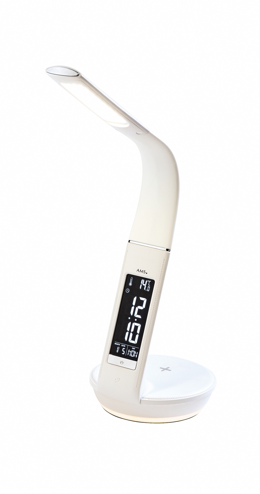 Alarm clock with quartz movement from AMS AM T1304 NEW-image