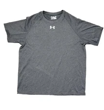 Under Armour T Shirt Men's Size L Gray 