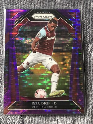2020-21 Panini Prizm Premier League Purple Prizm /99 Issa Diop #183