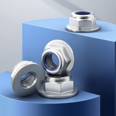 316 Stainless Steel Flat/Toothed Flange Lock Nuts Grade 6 High Strength M4 - M12
