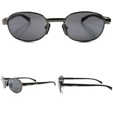 Old Fashioned Classic Genuine Vintage Indie Oval Hipster Mens Stylish Sunglasses